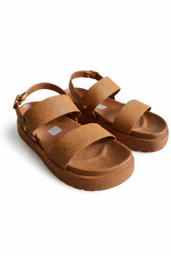The edit platform tan sandals - edit,