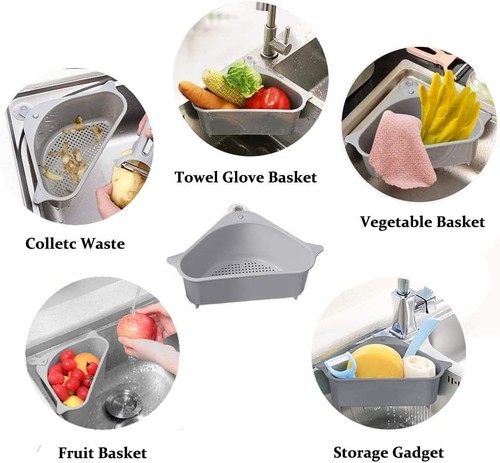 Kitchen sink corner rack - sink,