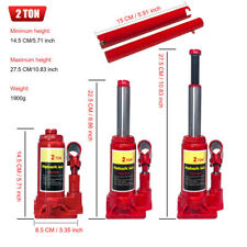 2 Ton Bottle Jack Car Auto Hydraulic Lifting Tool Carrying Case Jack Pad New