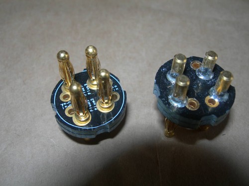 Tannoy gold plug - gold, round