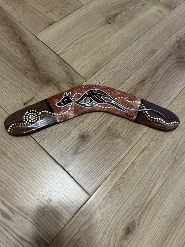 Boomerang hand painted - boomerang,