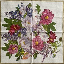 4 Luncheon paper napkins