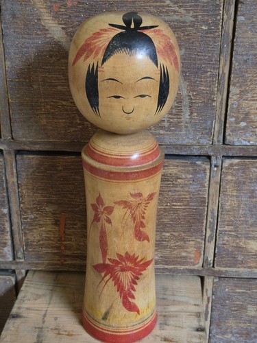 Vintage japanese kokeshi doll - japanese,
