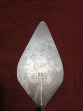 Vintage 10 Inch Cast Steel Whs Brades Bricklayers Trowel Steel Capped Handle