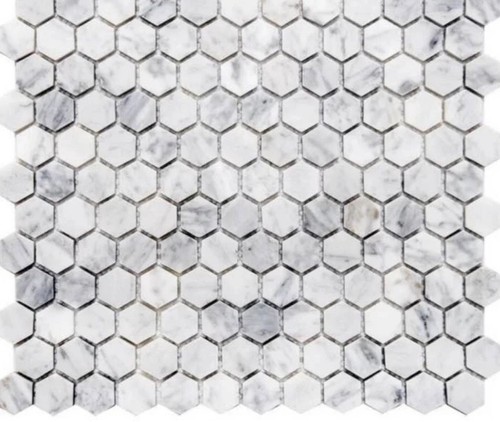 Marble hexagon mosaic - pc,