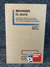 Sharp EL-2607S Printing Calculator New Boxed