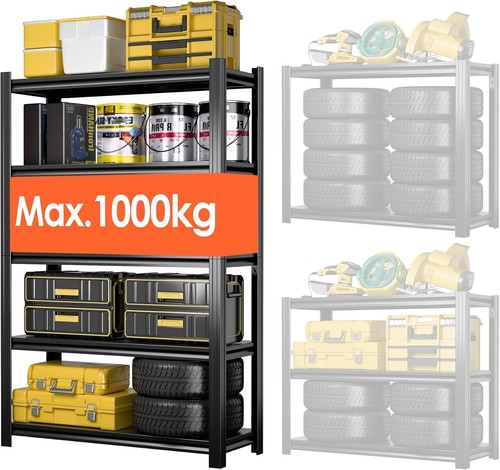 Tier metal shelving - shelving, unit
