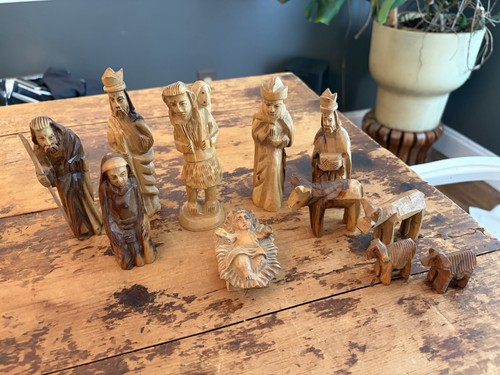 Vintage hand carved wood - vintage,