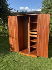 G plan fresco mid century teak gentlemans double wardrobe