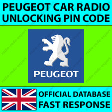 PEUGEOT RADIO PIN CODE 206 207