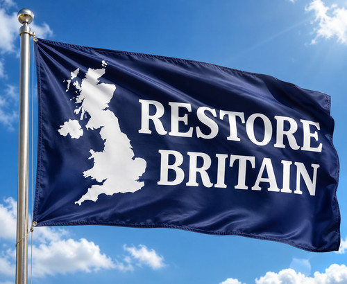 Restore britain flag - flag, banner