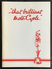 NORTON MOTORCYCLE RANGE Sales Brochure For 1932 Reprint Model Nos 16H 18 CS1++