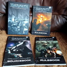 Warpath - The Futuristic Battle Game Bookz x3 (Sourcebook & Rulebookz)
