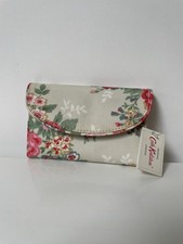 Cath Kidston Grey Floral Folded Wallet Purse BNWT New