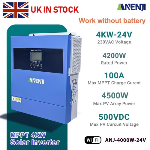 Anenji 4200w 24v hybrid solar - anenji,