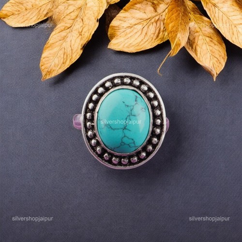 925 sterling silver oval - oval, blue