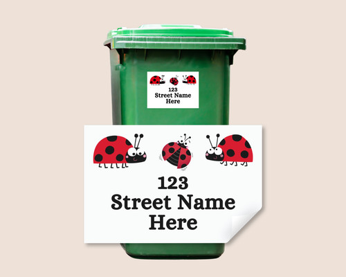 Personalised wheelie bin