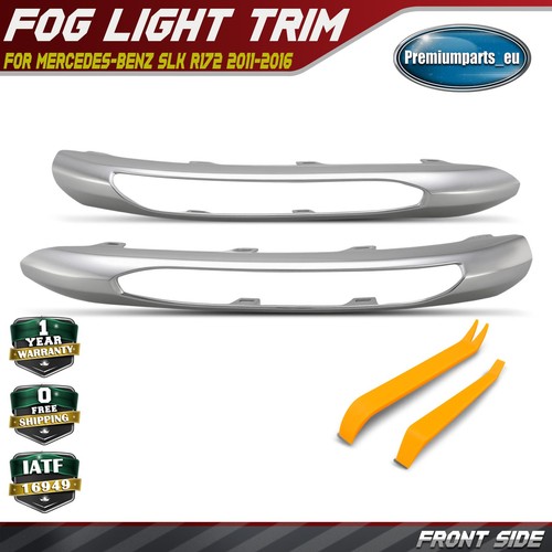 Front chrome fog light - 2x,