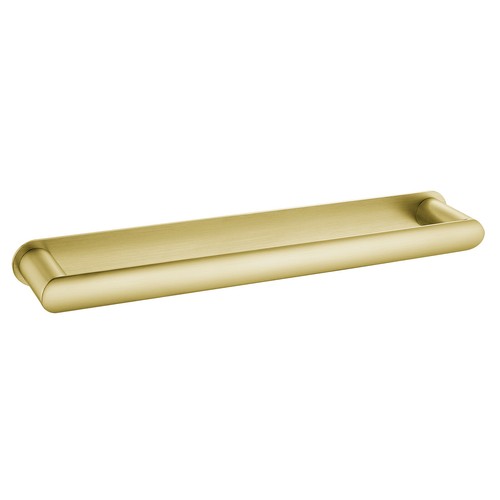Brushed brass round edge - round,