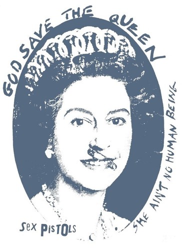 God save the queen white - queen, and