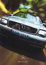 MERCEDES SL R129 280 320 500 600 V6 V8 V12 FACELIFT BROCHURE BROCHURE 1998 BD