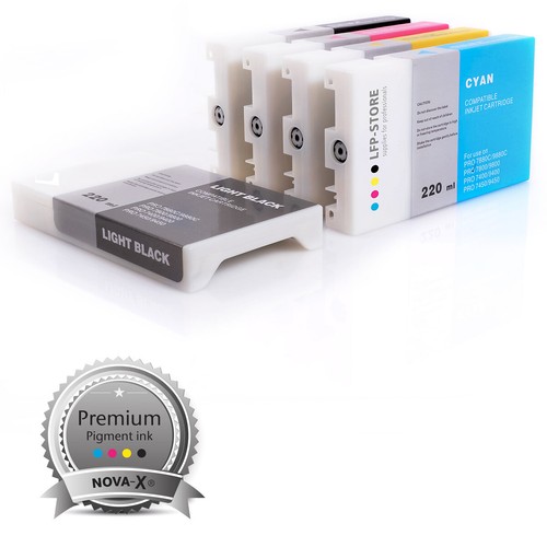 Ink cartridges 220ml - 8x,