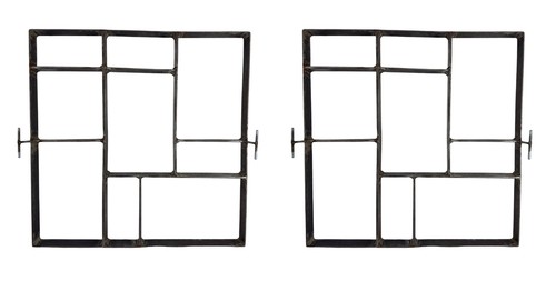 Pair vintage industrial - pair, 2