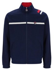 Fila Vintage Borg Wimbledon Settanta MKII Tennis Track Top (Navy) RRP £75