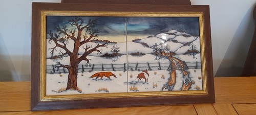 Moorcroft plaque - moorcroft,