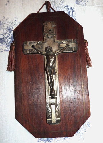 Vintage french crucifix - vintage,
