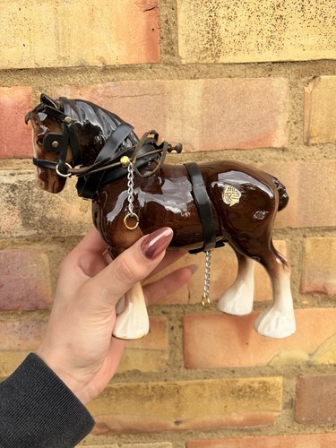 Vintage beswick shire horse - beswick,