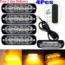 4x 4 LED Amber Recovery Strobe