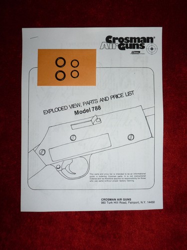 Crosman 788 two seal - 788, kits
