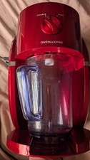 Cocktail Slush Maker Electric Ice Crusher Machine Metallic Red Andrew James