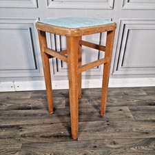 Vintage Kitchen Vinyl Stool -