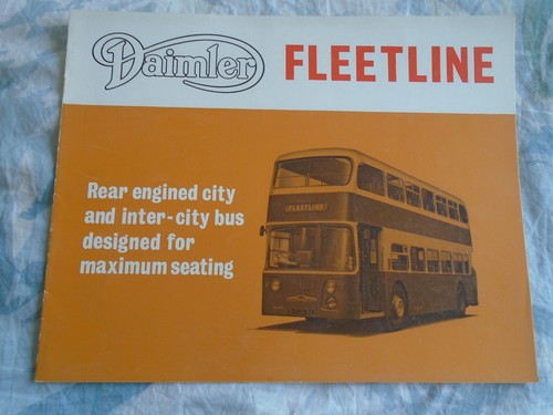 Daimler fleetline bus brochure - daimler,