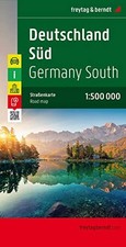 Southern Germany Road Map: Wegenkaa..., Freytag & Bernd