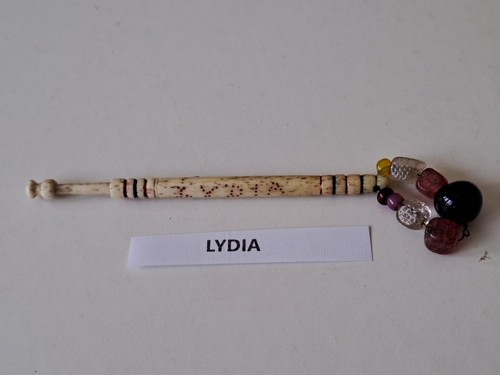 Antique bone lace bobbin with - bone,