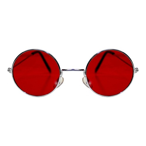 Adults kids round red - round, lens