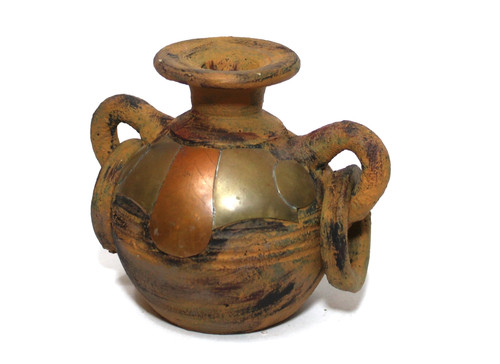 Pottery chiminea copper - pottery, &
