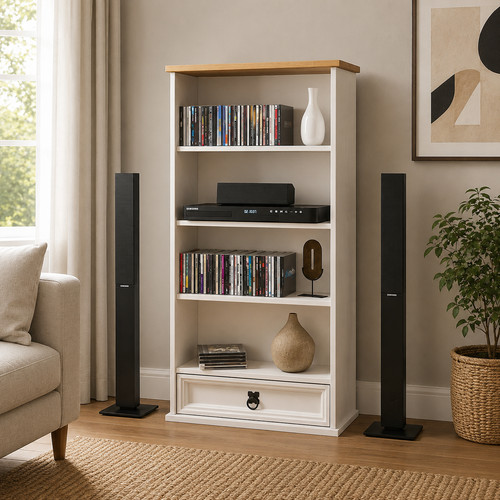 Corona dvd rack white - corona,