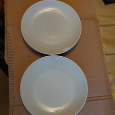 2 x Ikea Dinner Plates Beige -