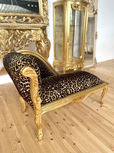 Small chaise longue french - chaise,