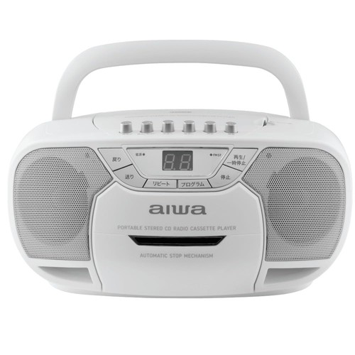 Aiwa cassette boombox - cd,