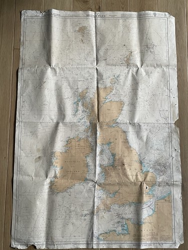 Vintage admiralty chart - vintage,