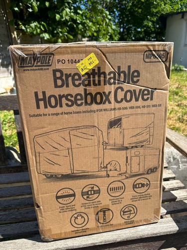 Horse box full cover - cover, green