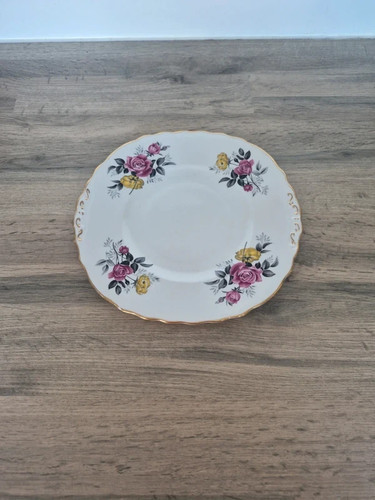 Vintage royal vale cake plate - vale,