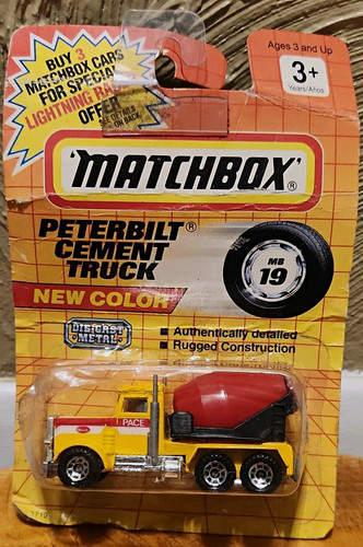 1991 matchbox peterbilt - matchbox, cement