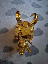 Loki - Funko Pop Figure - Marvel Studios - Box Number 376 - Gold Chrome Finish