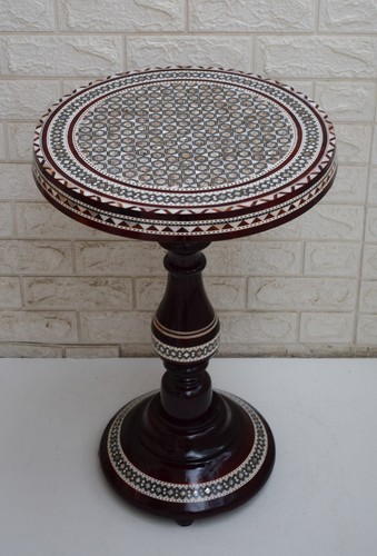 Handmade side table round - handmade, table,